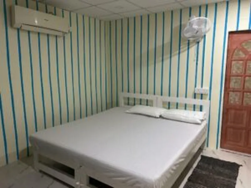 Air-conditioned double room at Purnam Yogashala Goa