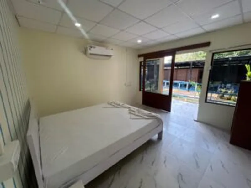 Air-conditioned single room at Purnam Yogashala Goa