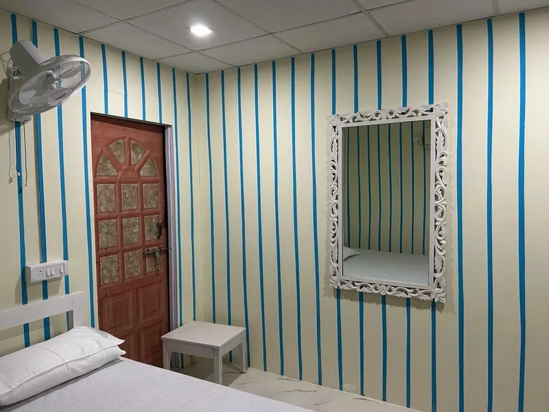 Fan-cooled room at Purnam Yogashala Agonda Beach Goa